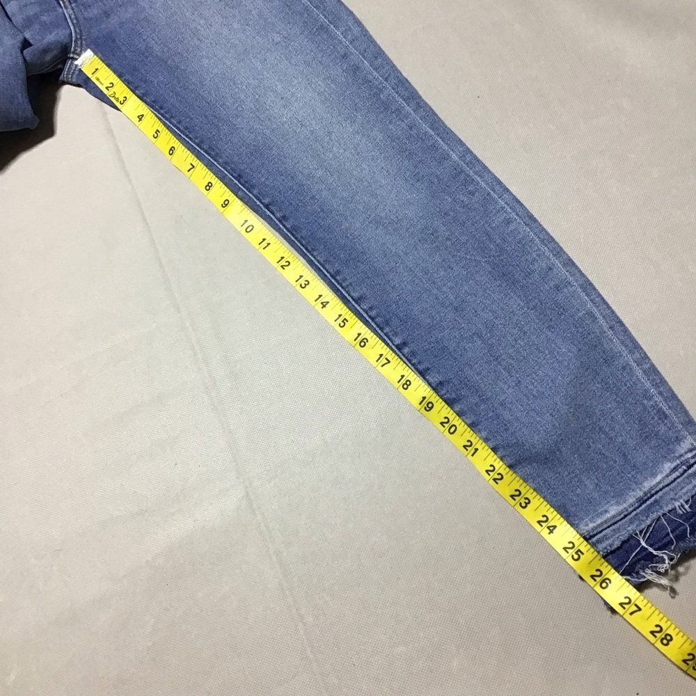 LOFT Women's Light Blue Skinny Crop Jeans - Picture 9 of 10
